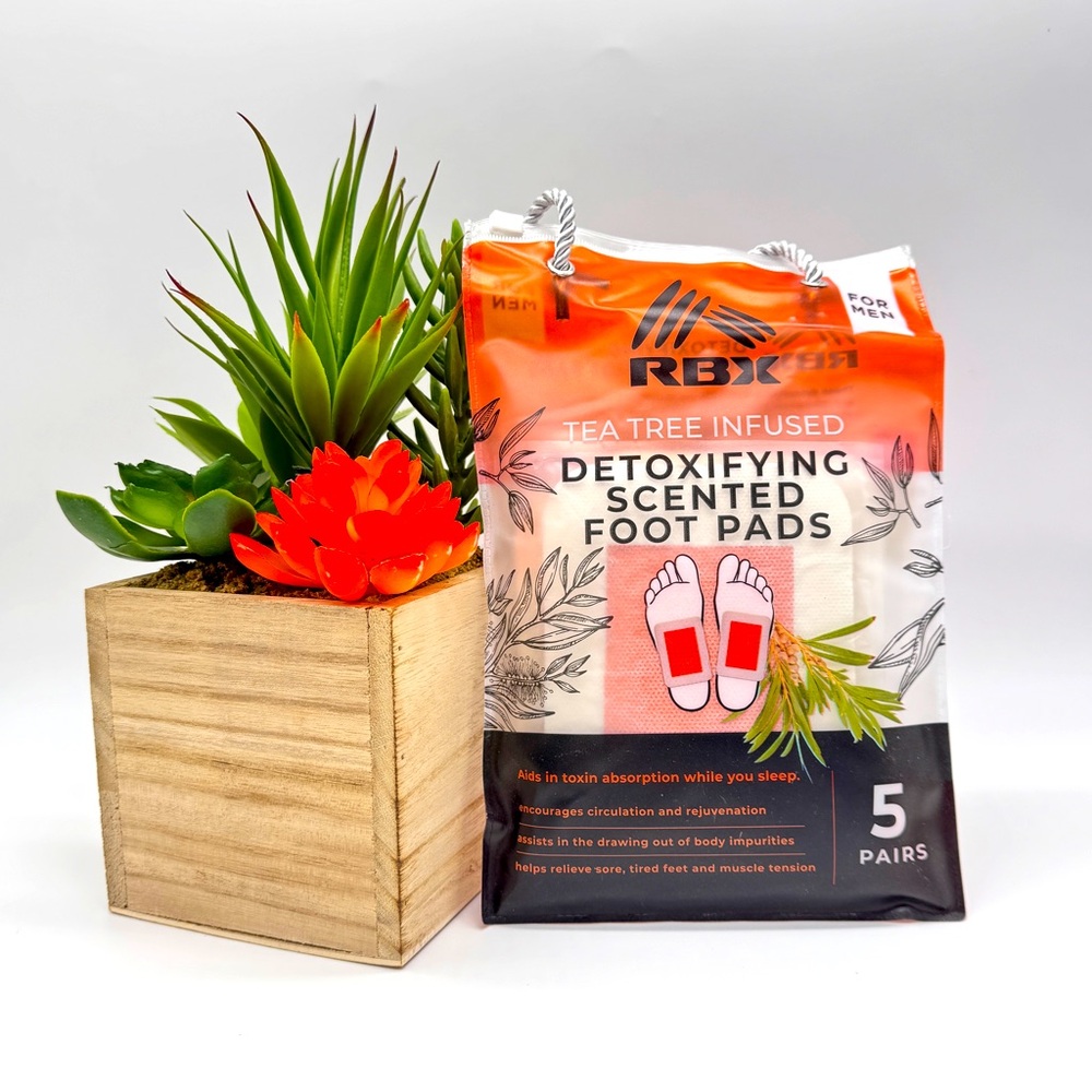 RBX Detoxifying Scented Foot Pads with Infused Tea Tree